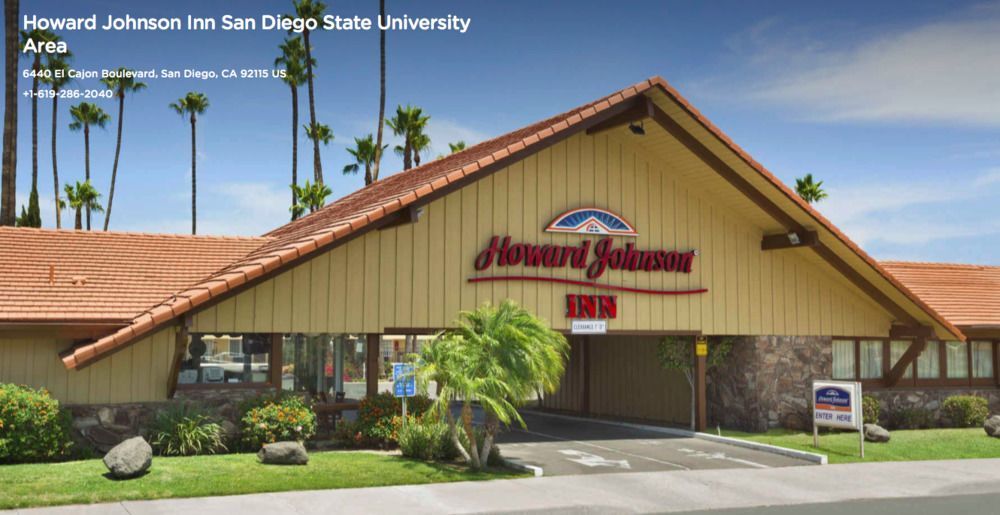 Howard Johnson University Inn - Sdsu - San Diego State University Extérieur photo